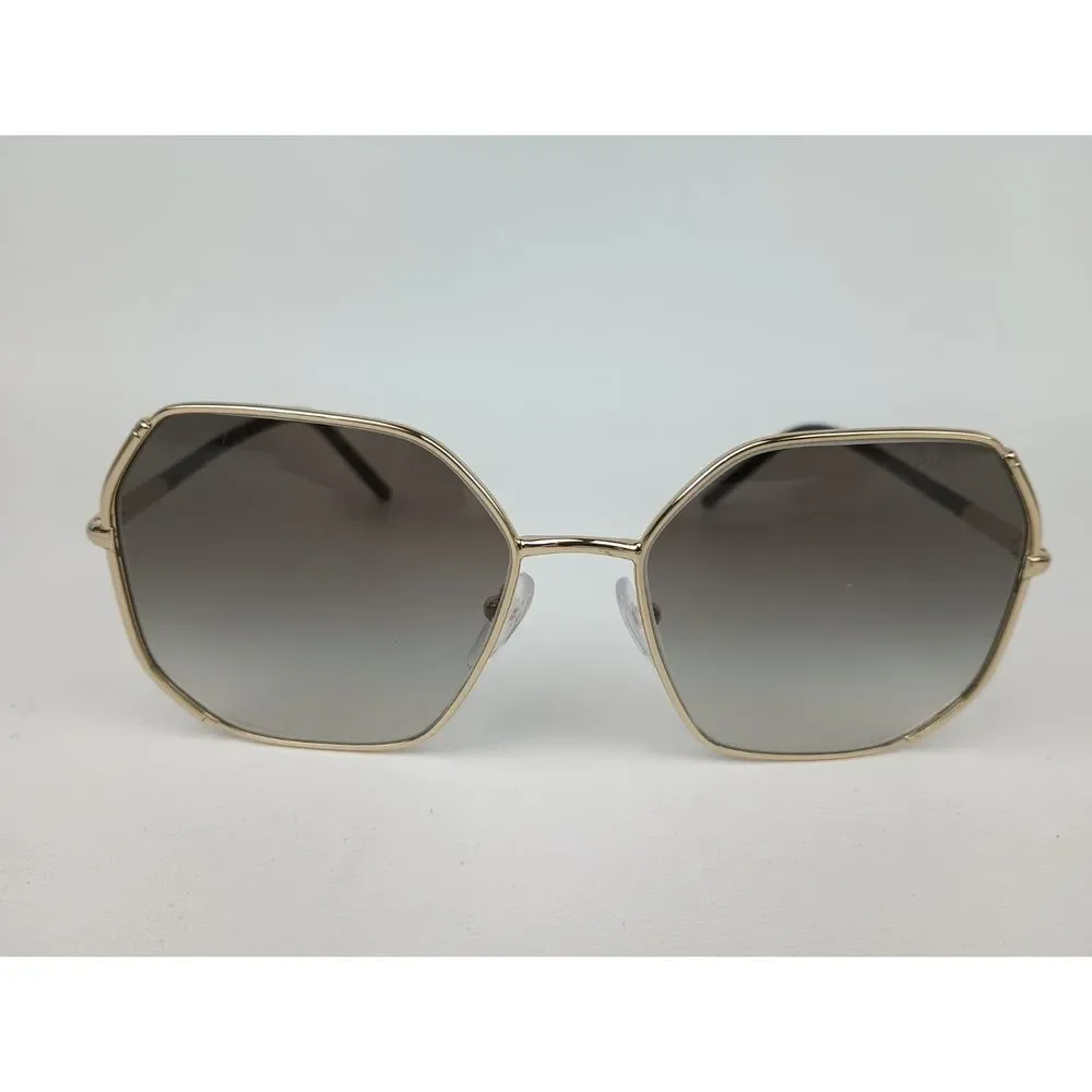Prada Women's Pale Gold SPR 52W ZVN-0A7 Oversize Sunglasses - Picture 1 of 7